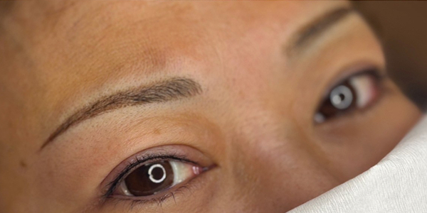 眉アートメイク（毛並み+パウダー）【50代・女性】アフター