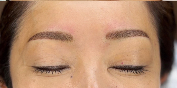眉アートメイク（毛並み+パウダー）【40代・女性】アフター