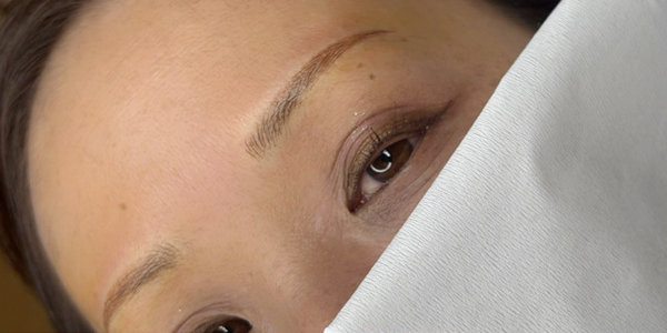 眉アートメイク（毛並み+パウダー）【40代・女性】アフター