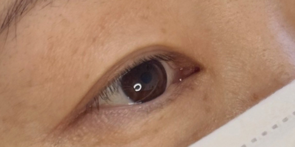 アイラインアートメイク【50代・女性】ビフォー