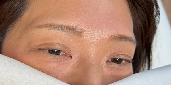 眉アートメイク+アイラインアートメイク【50代・女性】ビフォー