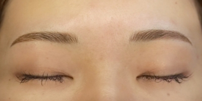 眉毛アートメイク(毛並み＋パウダー技法)after