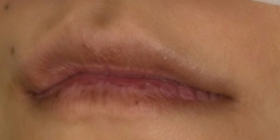 リップアートメイクbefore