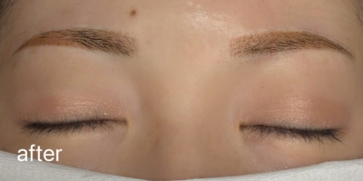 眉アートメイク（パウダー技法）after